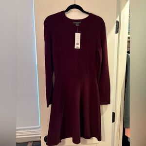 NWT French Connection wine sweater dress